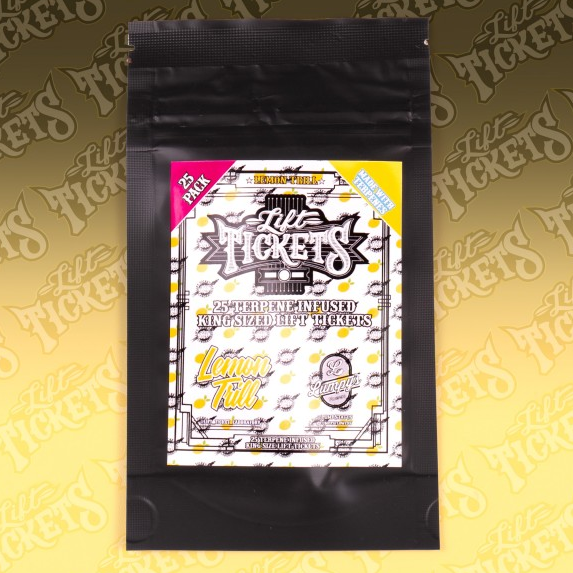 Lift Ticket King Size Terpene Papers x 25 - Lemon Trill