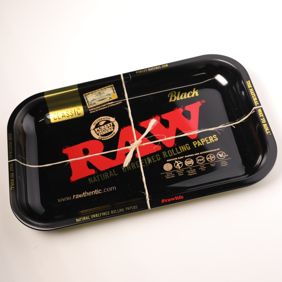 Raw Black Rolling Tray - Medium