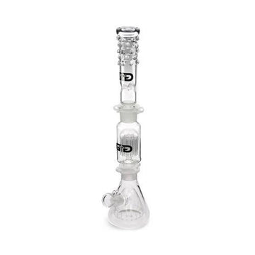 Grace Glass Beaker Bong with Conical Diffuser and 10-Arm Tree Perc