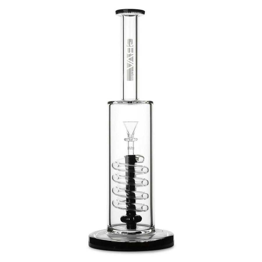 Grav Labs Flared Straight Bong with Coil Showerhead Perc