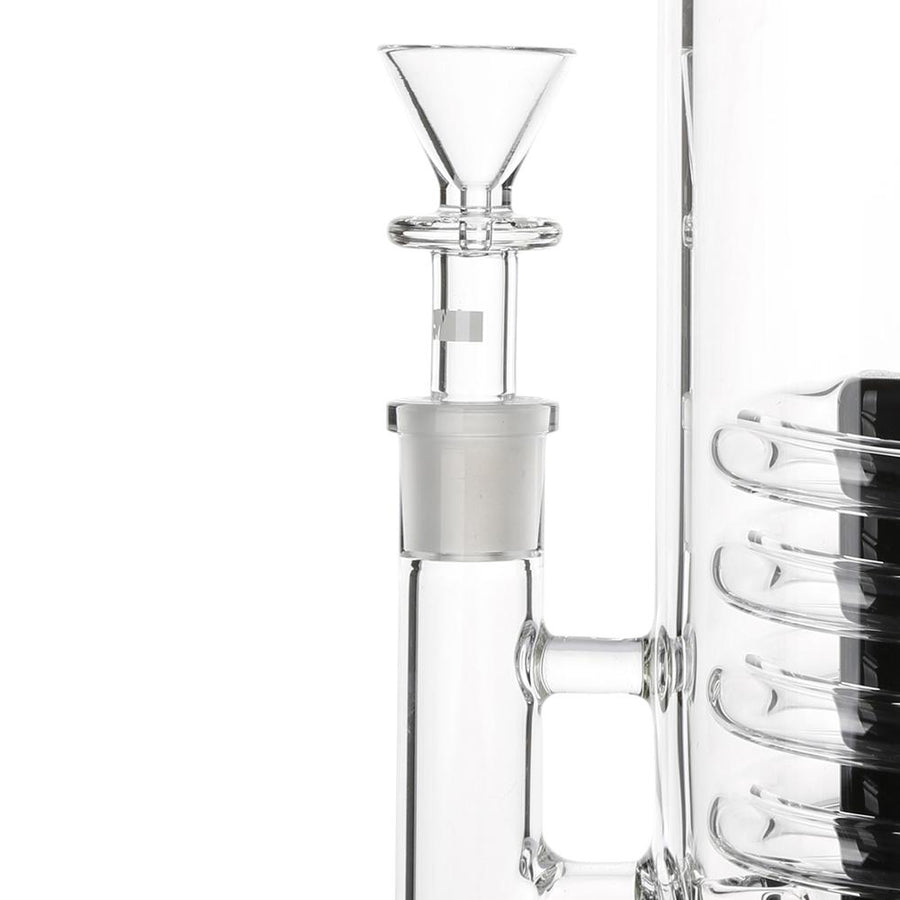 Grav Labs Flared Straight Bong with Coil Showerhead Perc