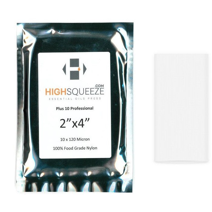 High Squeeze Essential Oil Micron Press Bags - 120 Micron