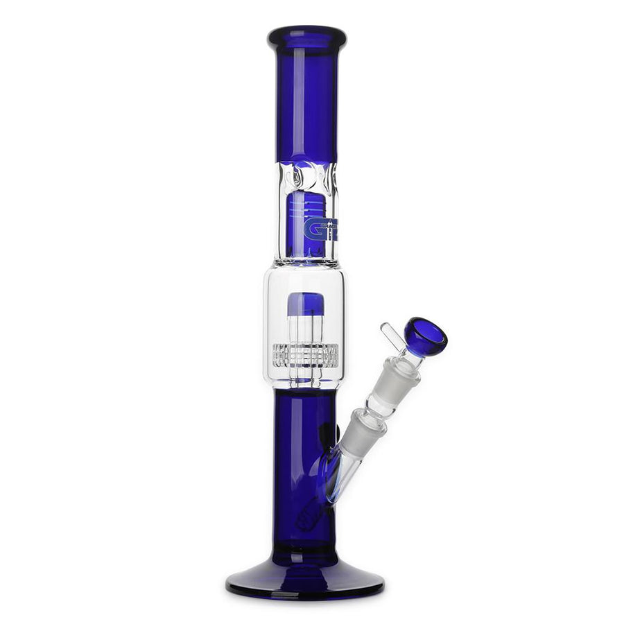Grace Glass Straight Bong with Drum Perc