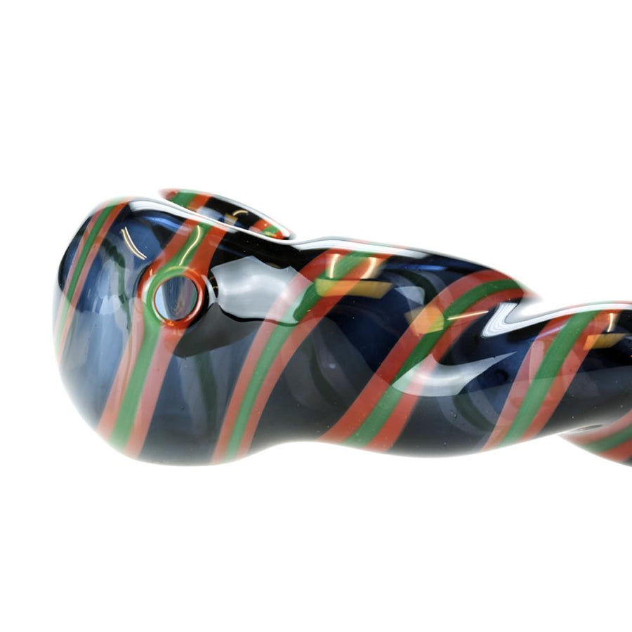 G-Spot Twisted Glass Spoon Pipe
