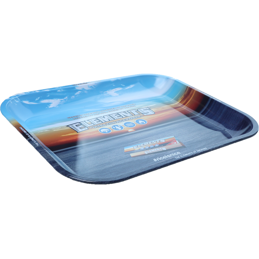 Elements Blue Rolling Tray - Large