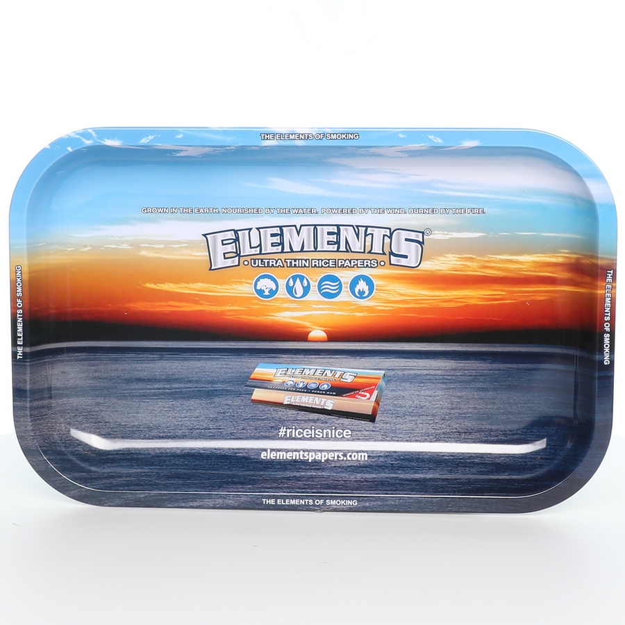 Elements Blue Rolling Tray - Small