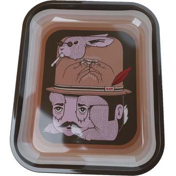 Raw Rabbit Limited Edition Rolling Tray - Large