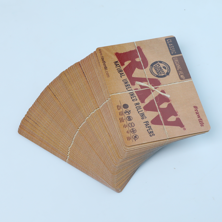 Raw Rolling Papers Playing Cards