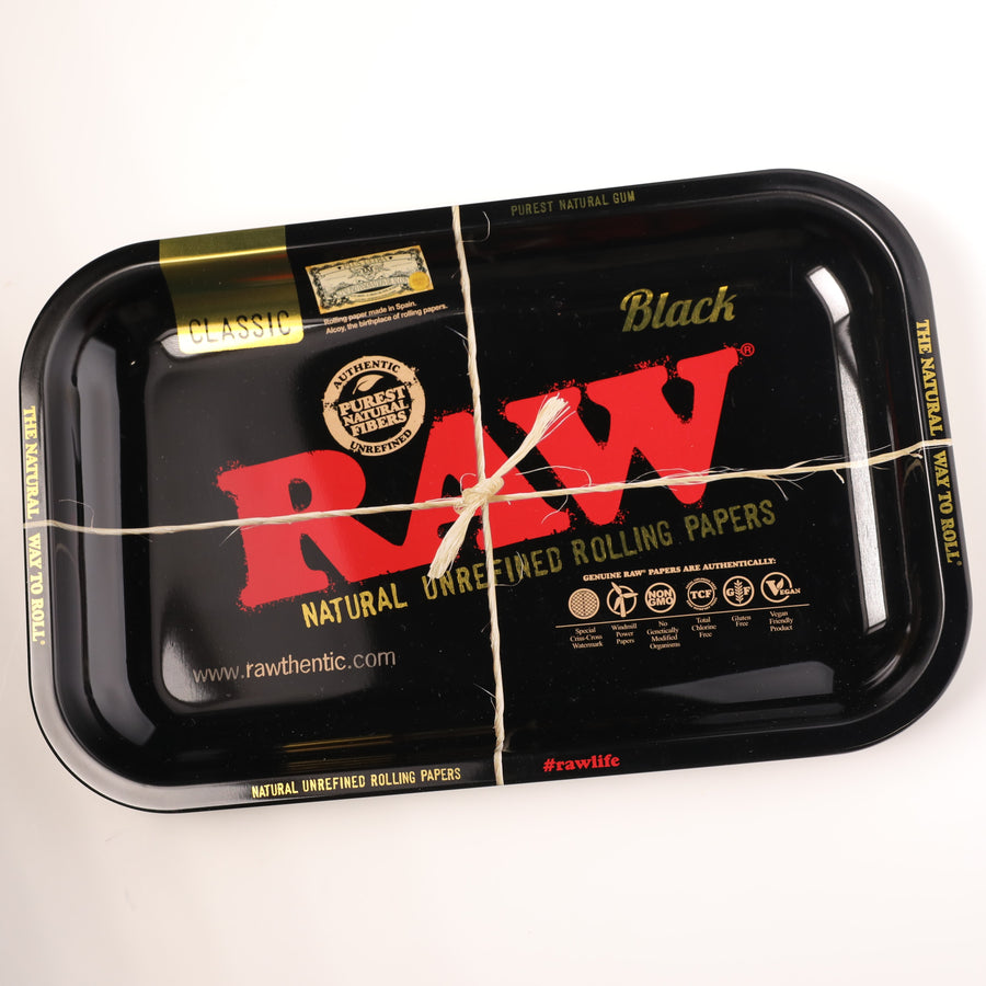 Raw Black Rolling Tray - Medium