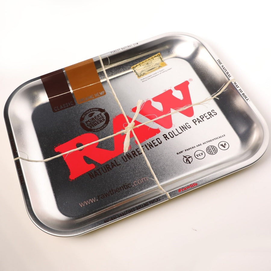 Raw Stainless Limited Edition Rolling Tray - Large