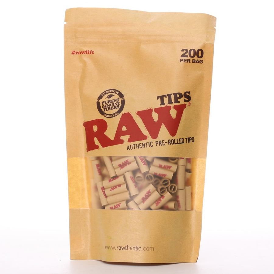 Raw Pre-Rolled Tips - Qty 200