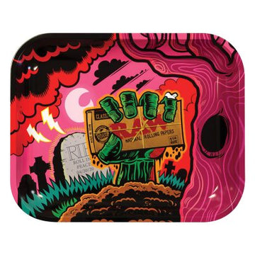 Raw Zombie Rolling Tray - Large