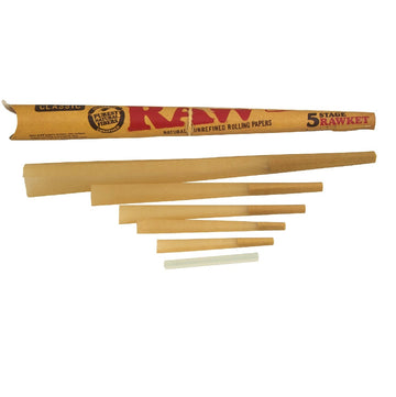 Raw Classic 5-Stage Rawket - Pre Rolled Cones