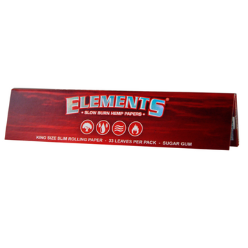 Elements Red Slow Burn King Size Slims
